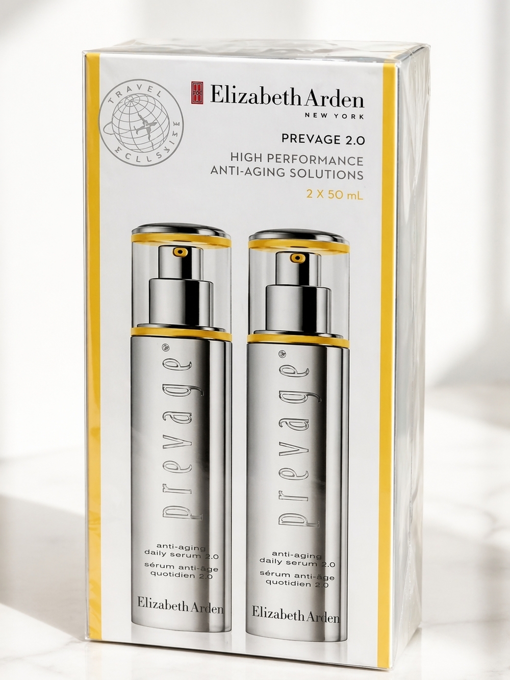 Elizabeth Arden Prevage 2.0 Anti-Aging Serum Duo 2x50ml NWT Sealed